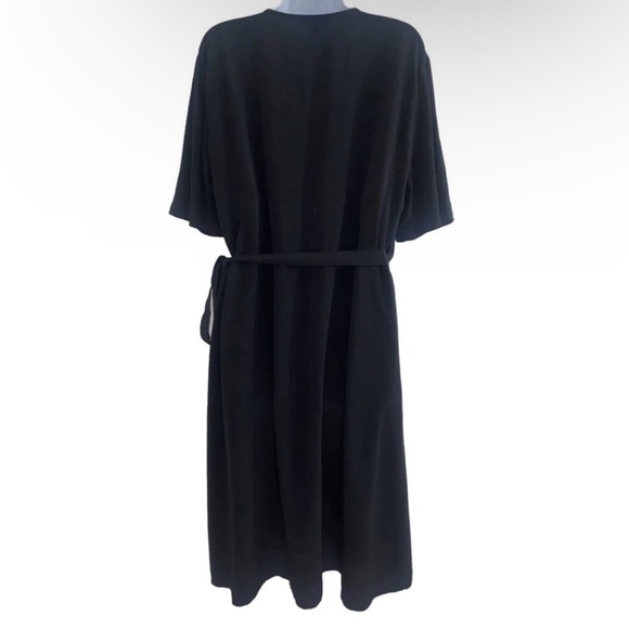 Eileen Fisher Womens Tencel Wrap Career Dress Size 14 Knee Length EUC - Picture 12 of 12